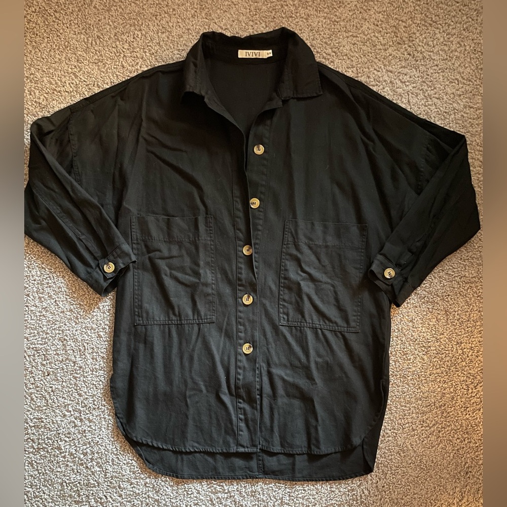 IVIVI Button Up Mini Dress